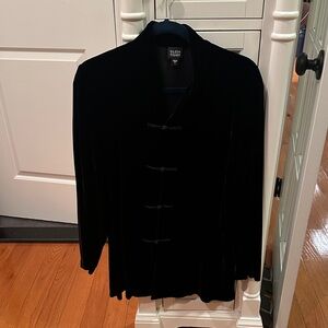 Eileen Fisher Black Velvet Jacket